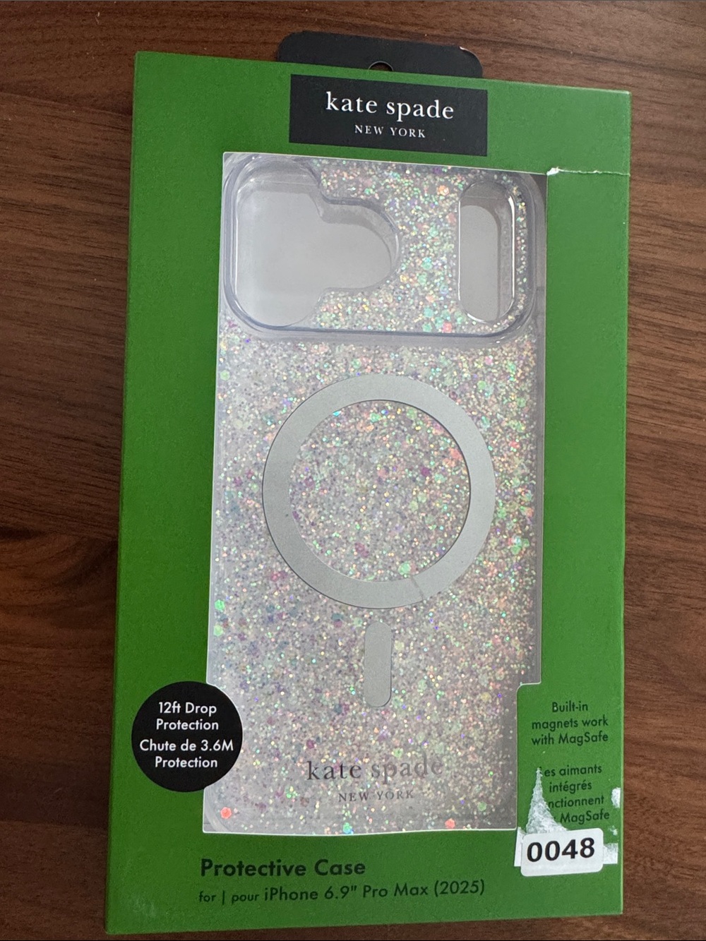 kate spade iridescent glitter MagSafe iPhone Case 6.9” Pro Max